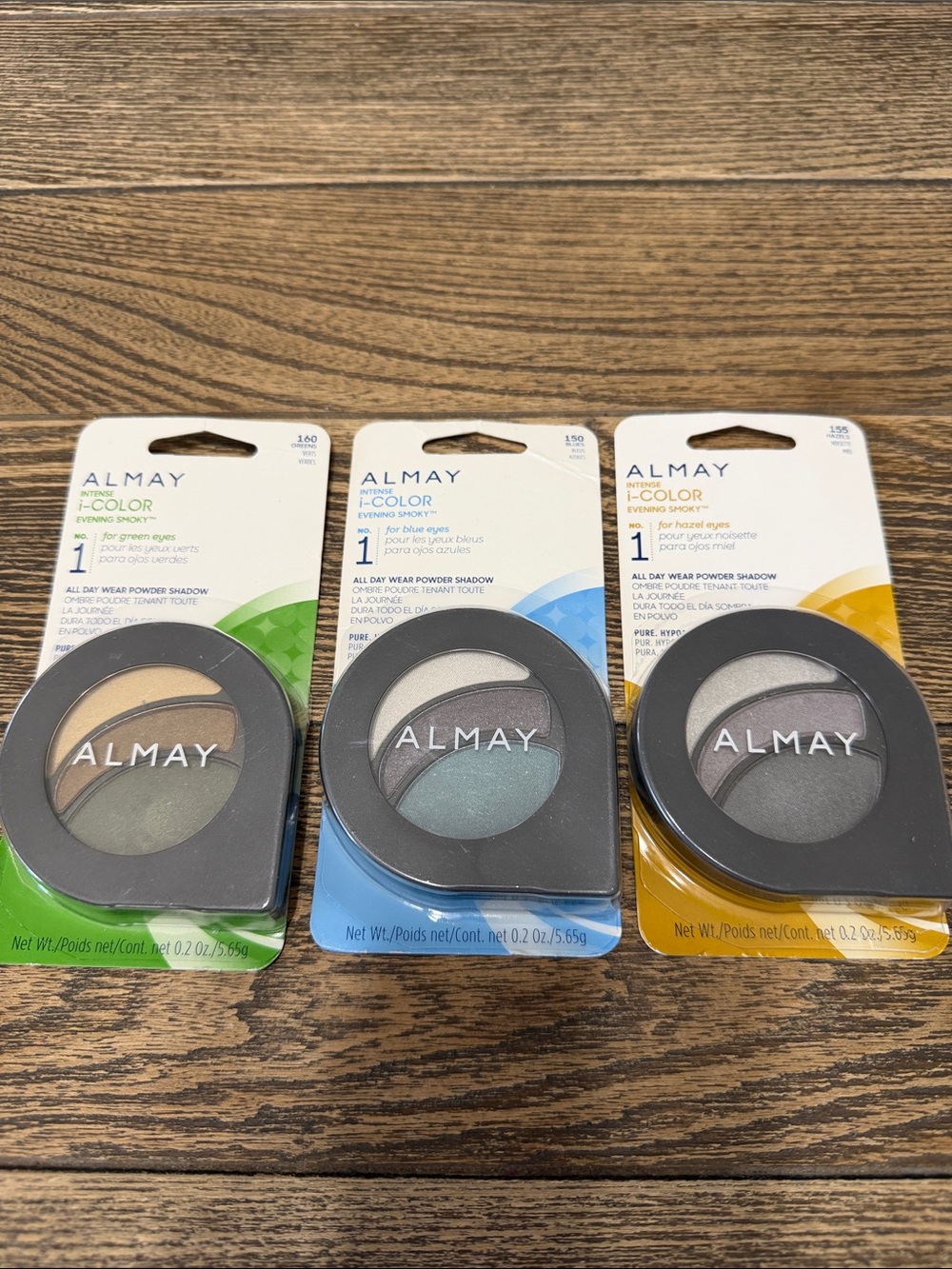 (3) 2015 Almay i-Color Evening Smoky for green, blue & hazel eyes In sealed